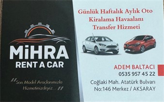 MİHRA OTO KİRALAMA