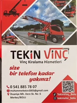TEKİN VİNÇ & OTO KİRALAMA
