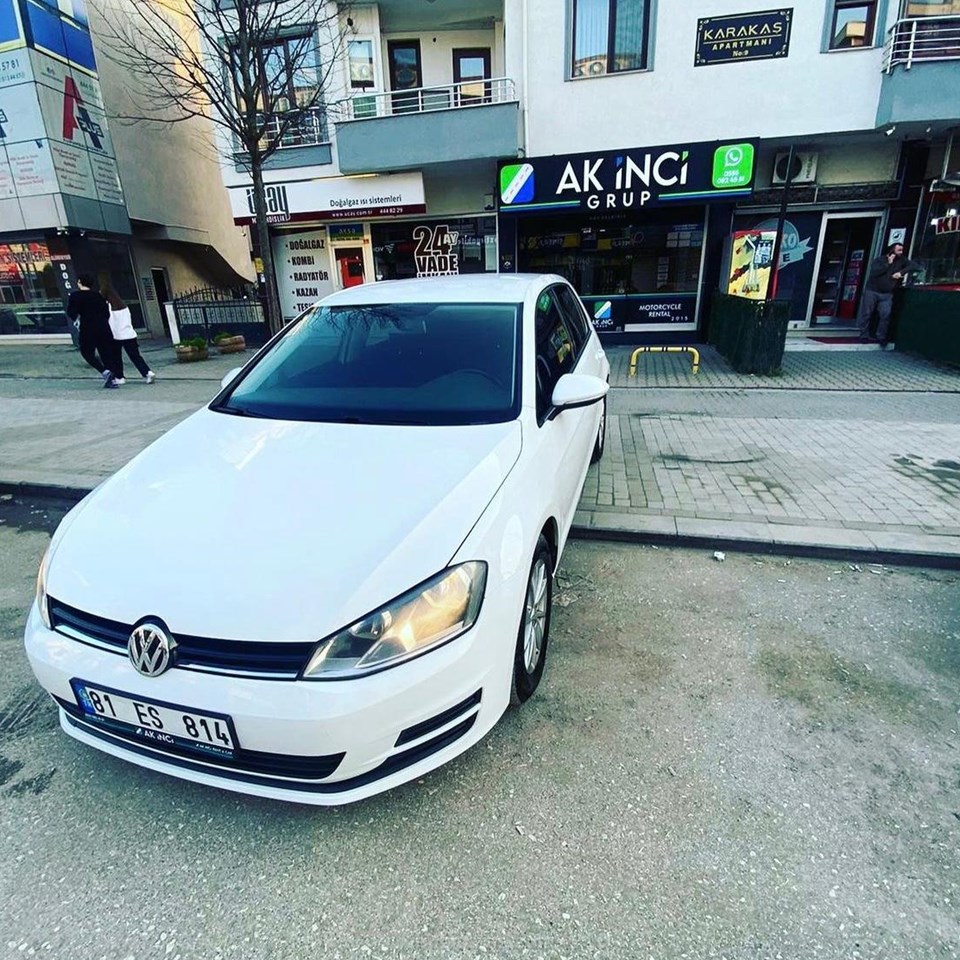 AK İNCİ OTO KİRALAMA Kiralık VOLKSWAGEN GOLF 7