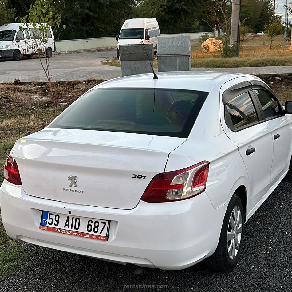 AKYILDIZ RENT A CAR Kiralık PEUGEOT 301