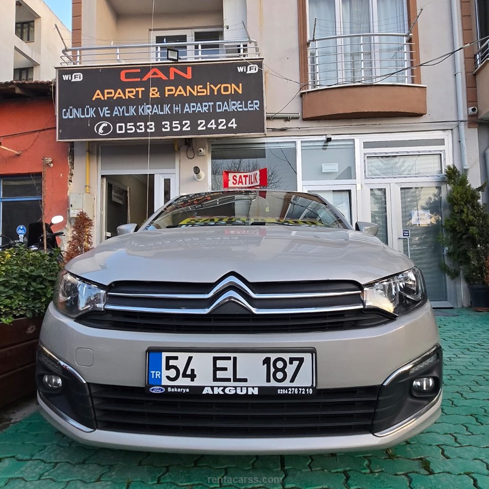 CAN RENT A CAR Kiralık CITROEN C ELYSEE 1.5 HDI SHINE