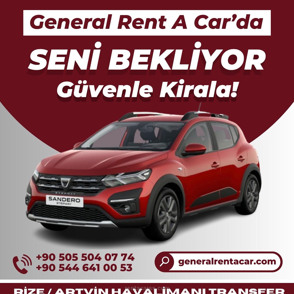 GENERAL RENT A CAR Kiralık DACIA SANDERO STEPWAY