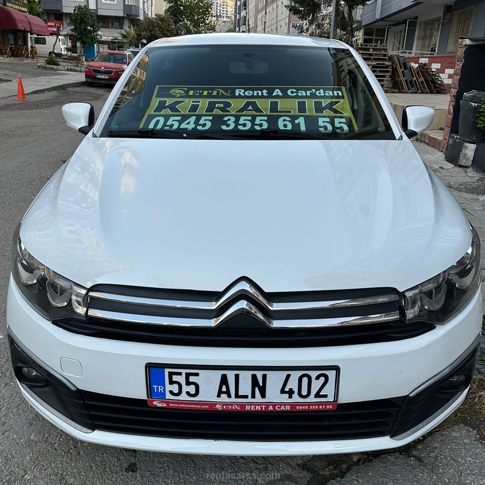 ÇETİN RENT A CAR Kiralık CITROEN C ELYSEE 1.5 HDI FEEL