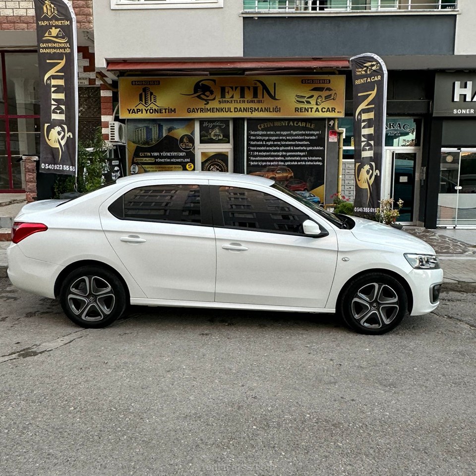 ÇETİN RENT A CAR Kiralık CITROEN C ELYSEE 1.5 HDI FEEL