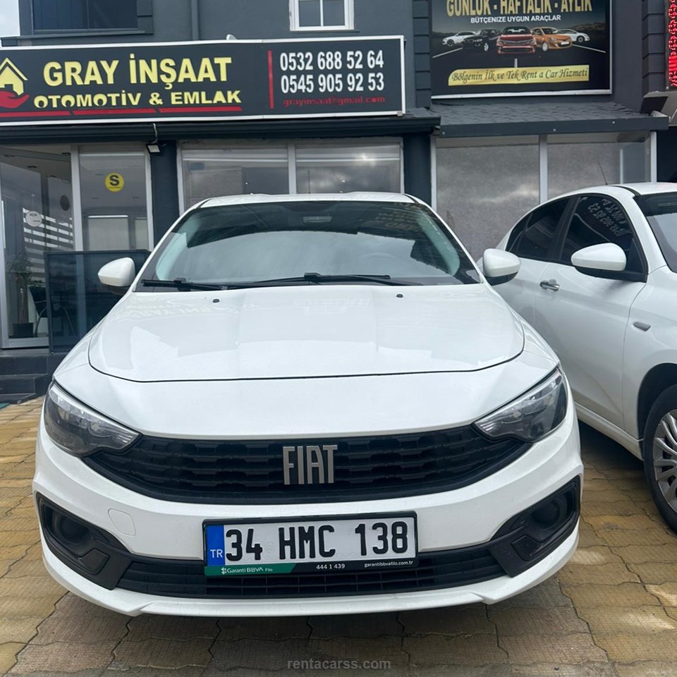 GRAY İNŞAAT OTOMOTİV VE EMLAK TİCARET LİMİTED ŞİRKETİ Kiralık FIAT EGEA