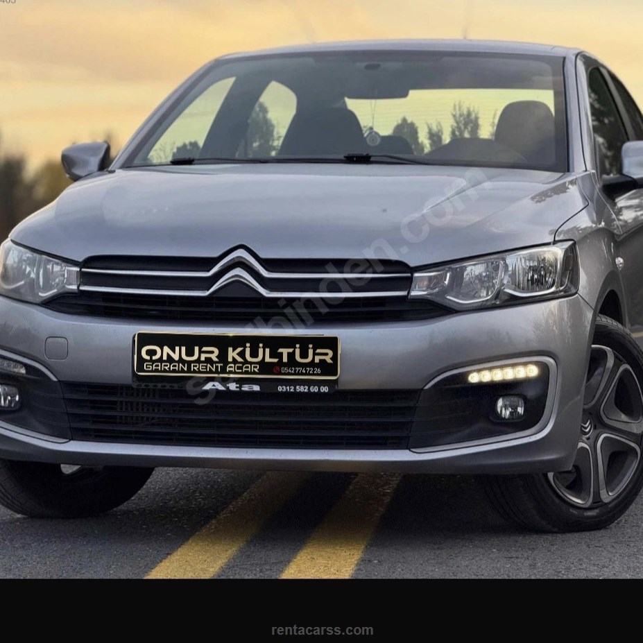 GARAN RENT Kiralık CITROEN C ELYSEE 1.5 HDI FEEL
