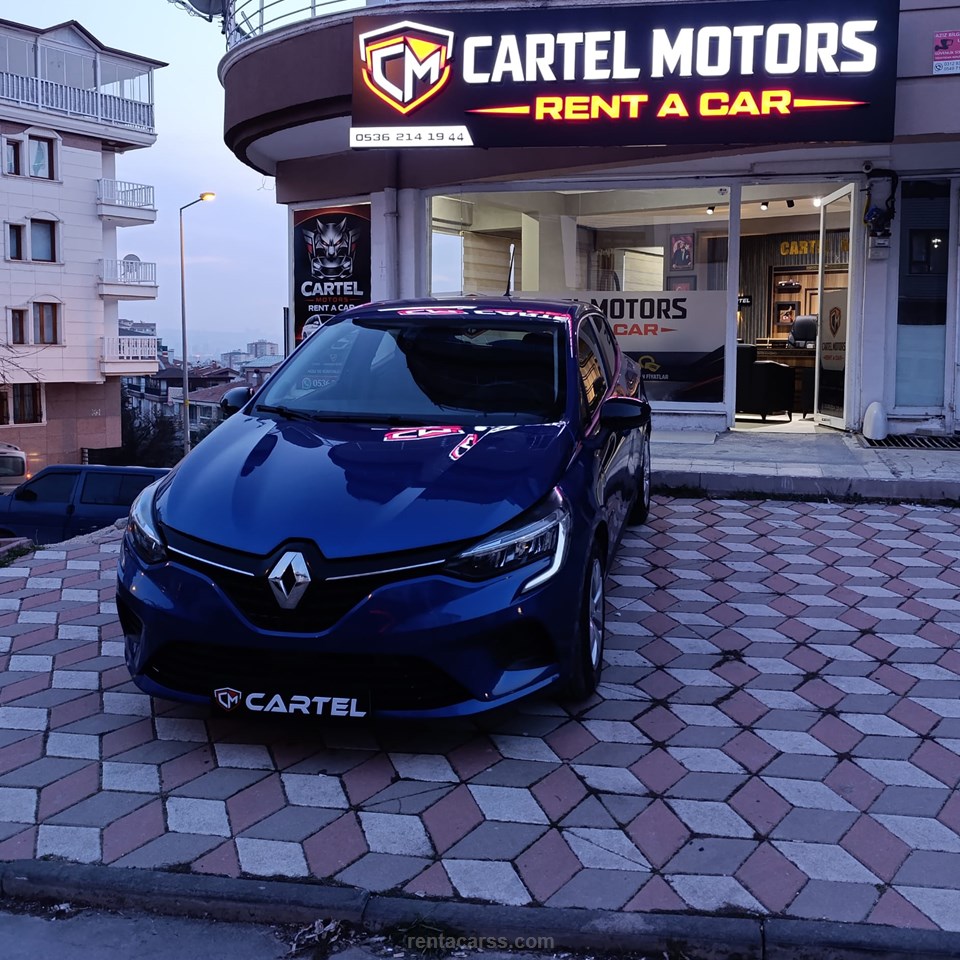 CARTEL MOTORS RENT A CAR Kiralık RENAULT Clio5