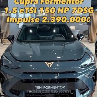 CENTER OR CİTY RENT A CAR Kiralık CUPRA FORMENTOR